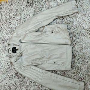 Kids man-made leather jacket